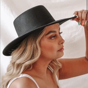 Black Felt hat